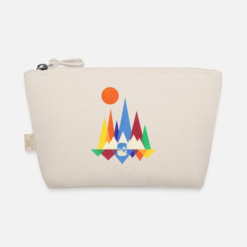 Bear Mountains Geometry Organic Pouch