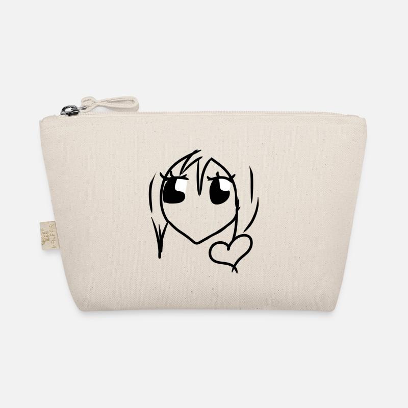 Manga face Organic Pouch