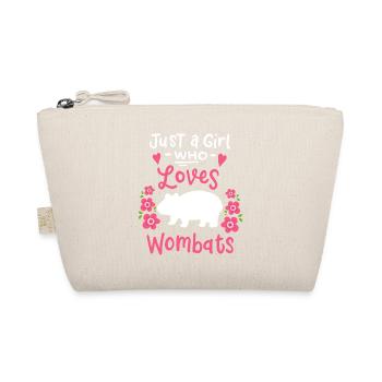 Wombat Wombat-Liebhaber Australier - Bio-Täschchen - Natur - Vorne
