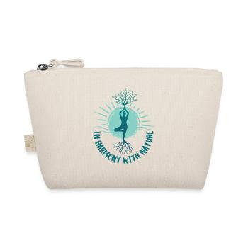 Yoga Meditation nature soleil design avec inscription - Trousse biologique - nature - Devant