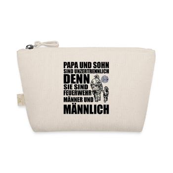 Feuerwehr Papa - Bio-Täschchen - Natur - Vorne