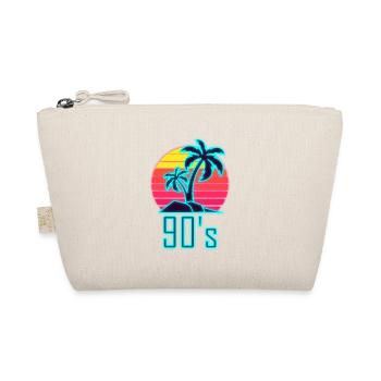 90s theme party 90s outfit 90s retro 90s - Organic Pouch - nature - Front