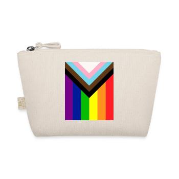 Regenbogen-Flagge Gay Pride LGBT - Bio-Täschchen - Natur - Vorne