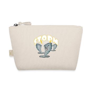 Angry Tornado Storm Chaser - Organic Pouch - nature - Front