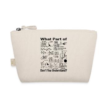 Mathematics Teacher - Math Formulas Bills - Organic Pouch - nature - Front