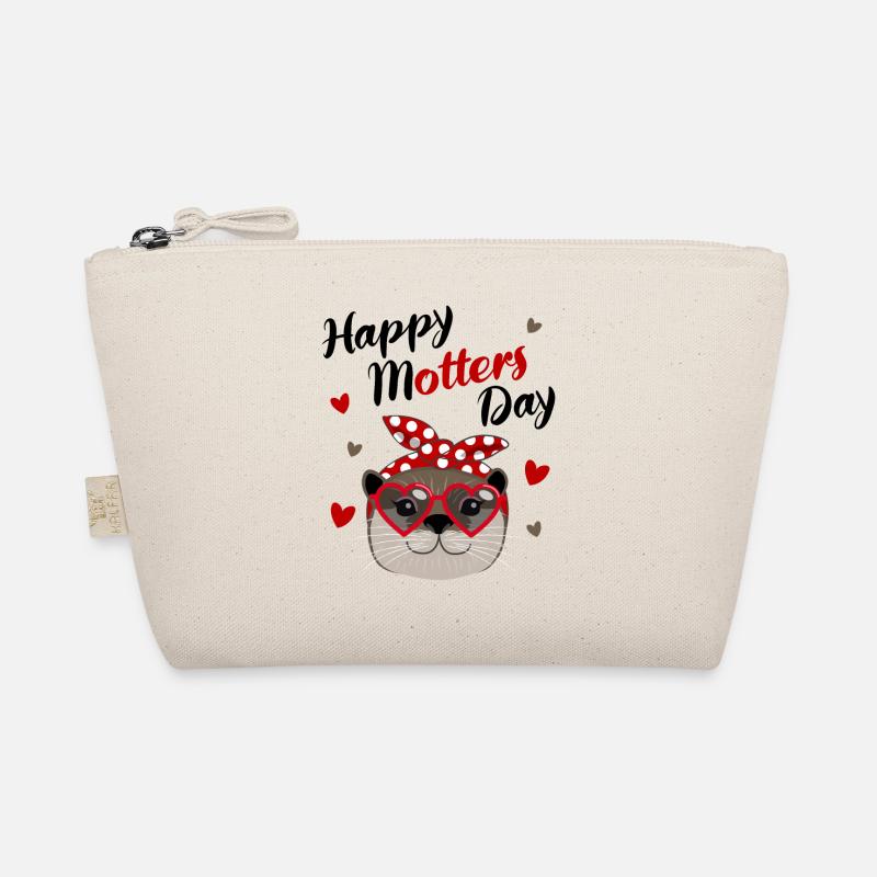 Lustiger Otter Muttertag Geschenk Mama Marder Bio-Täschchen