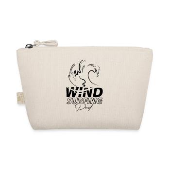 Windsurfer Wind Surfing Surfer Dad - Organic Pouch - nature - Front