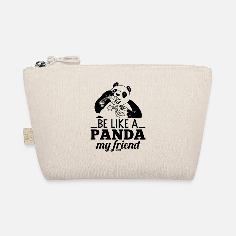 Pandabär essen hungrig Panda Bio-Täschchen