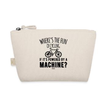 Cycling without battery biker racing bike - Organic Pouch - nature - Front