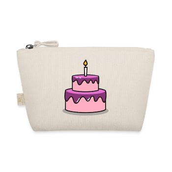 Birthday cake birthday - Organic Pouch - nature - Front