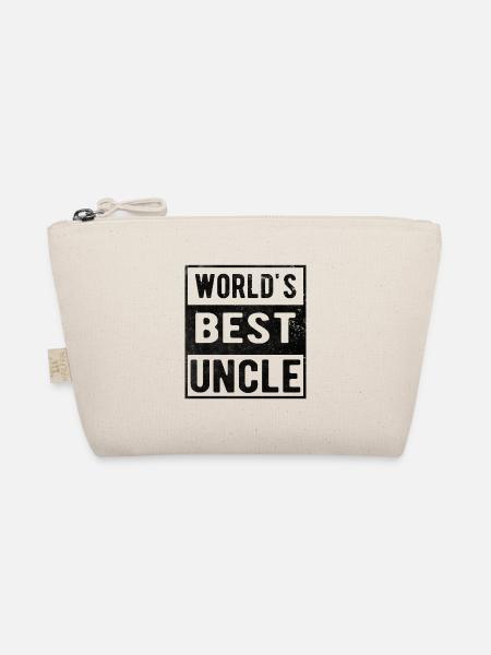 World's best uncle - Organic Pouch - nature - Front