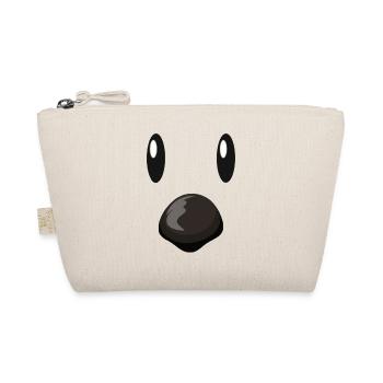 Wombat Face Costume Koala Bear Face Halloween - Organic Pouch - nature - Front