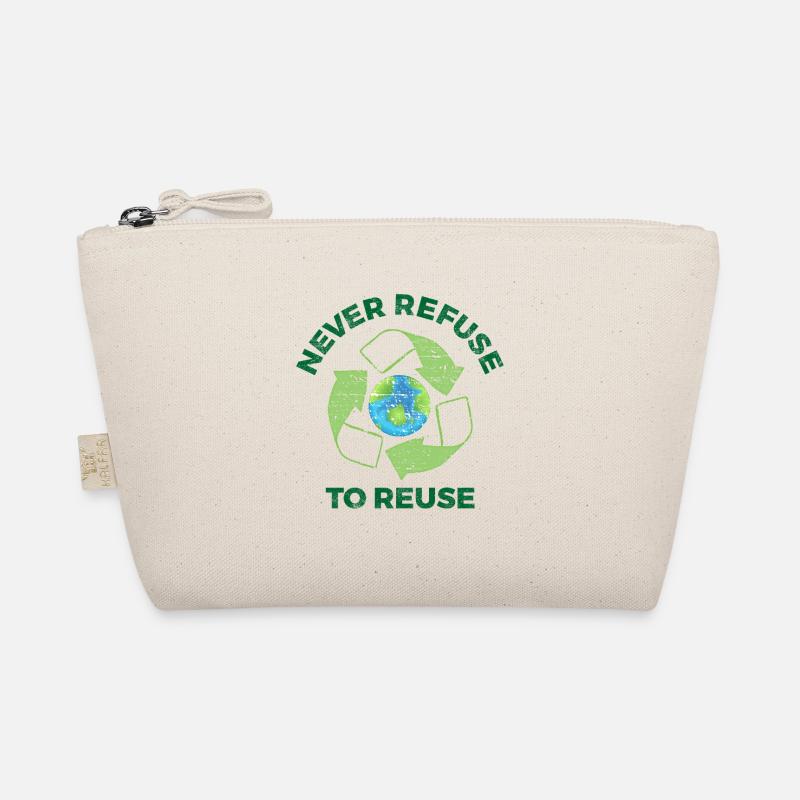 Recycling Umwelt Naturschutz Erde - Bio-Täschchen - Natur