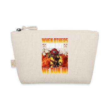 Fire, Firefighter Design Sayings - Organic Pouch - nature - Front