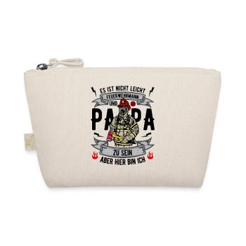 Feuerwehr Papa - Bio-Täschchen - Natur - Vorne