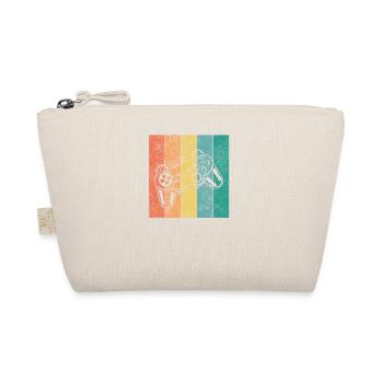 Gamer Gaming Zocken Konsole Retro Geschenk - Bio-Täschchen - Natur - Vorne
