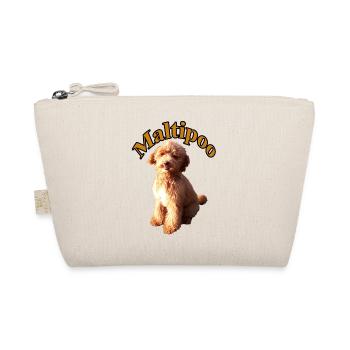 Maltipoo Lisa apricot - Organic Pouch - nature - Front