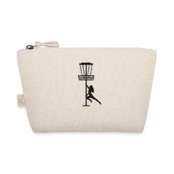 Disc Golf Frisbee Tree Basket Stripper Golf Player - Organic Pouch - nature - Front