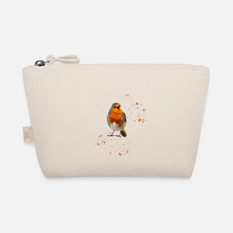 cute chirping robin Robin Organic Pouch
