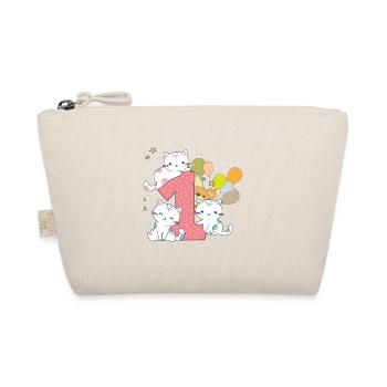 Birthday Baby - 1st Birthday - Organic Pouch - nature - Front