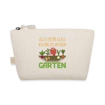 Garten Sprüche - Lustiges Hobbygärtner Geschenk - Bio-Täschchen - Natur - Vorne