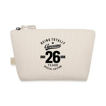 26 Jahre altes Geschenk | 26. Geburtstag Geschenk-Ideen - Bio-Täschchen - Natur - Vorne