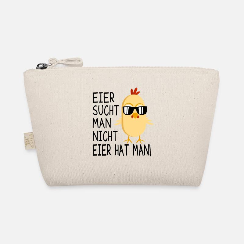 Eier Sucht Man Nicht Eier Hat Man - Ostern Huhn Bio-Täschchen