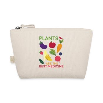 Plants Are The Best Medicine Funny Health Food - Organic Pouch - nature - Front