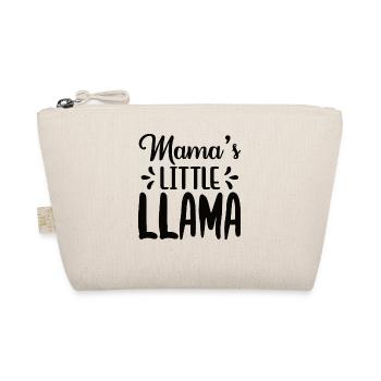 Mom's Little Lama Mother's Day Baby Offspring Mother - Organic Pouch - nature - Front