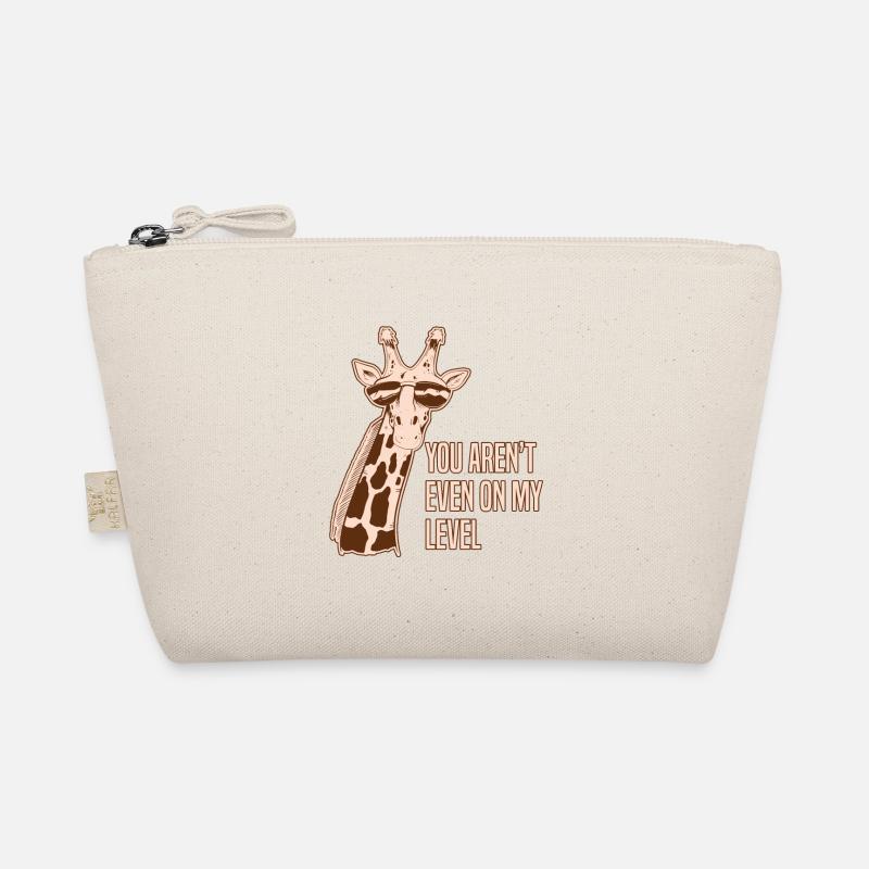 Funny Giraffe Animals Lover Safari Higher Organic Pouch