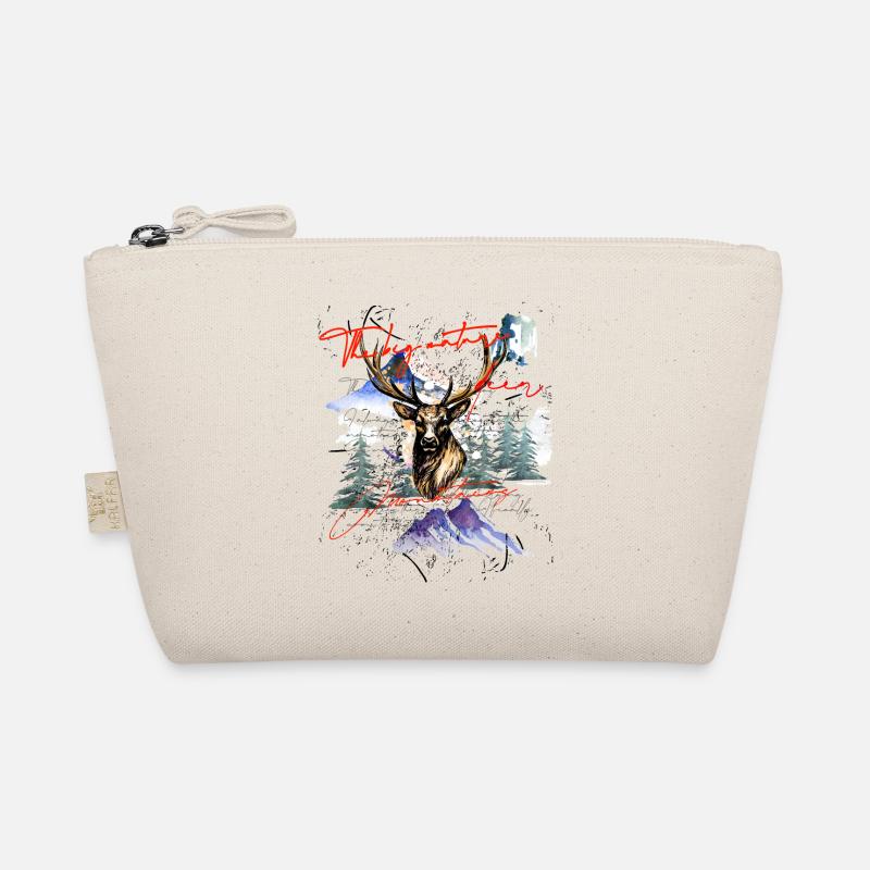 Deer Forest Hunter Organic Pouch