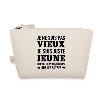je ne suis pas vieux je suis juste jeune - Trousse biologique - nature - Devant