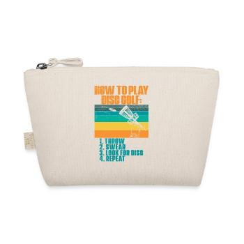 How To Play Disc Golf Frisbee Golf Frolf - Bio-Täschchen - Natur - Vorne
