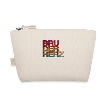 Bruderherz Bester Bruder der Welt Geschenkidee - Bio-Täschchen - Natur - Vorne