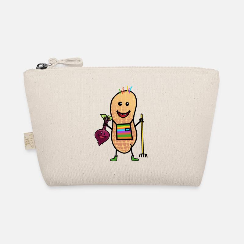Peanuts Freak Farmer Organic Organic Vegetable Growing - Organic Pouch - nature