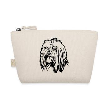 Tête de terrier tibétain - Trousse biologique - nature - Devant