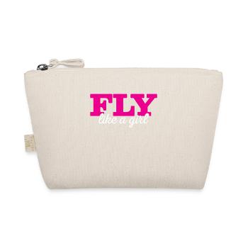 Pilot Girl Aviation Flying - Organic Pouch - nature - Front