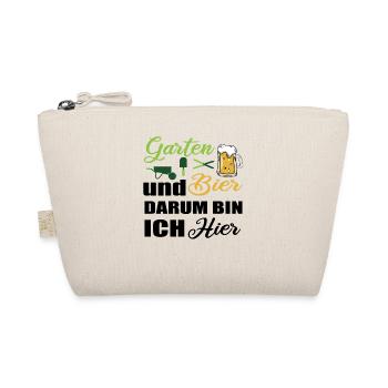 Garten und Bier - Bio-Täschchen - Natur - Vorne