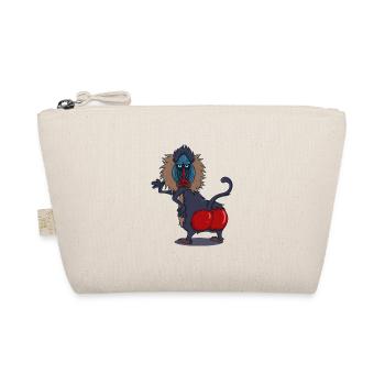 Wildlife Red Ass Baboon - Organic Pouch - nature - Front