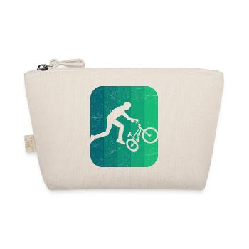 BMX BAR SPIN BMX Fahrer BMX Bike BMX Fahrrad - Bio-Täschchen - Natur - Vorne