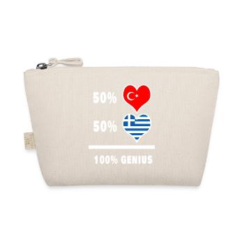 Griechenland und Türkei genial / Geschenk - Bio-Täschchen - Natur - Vorne