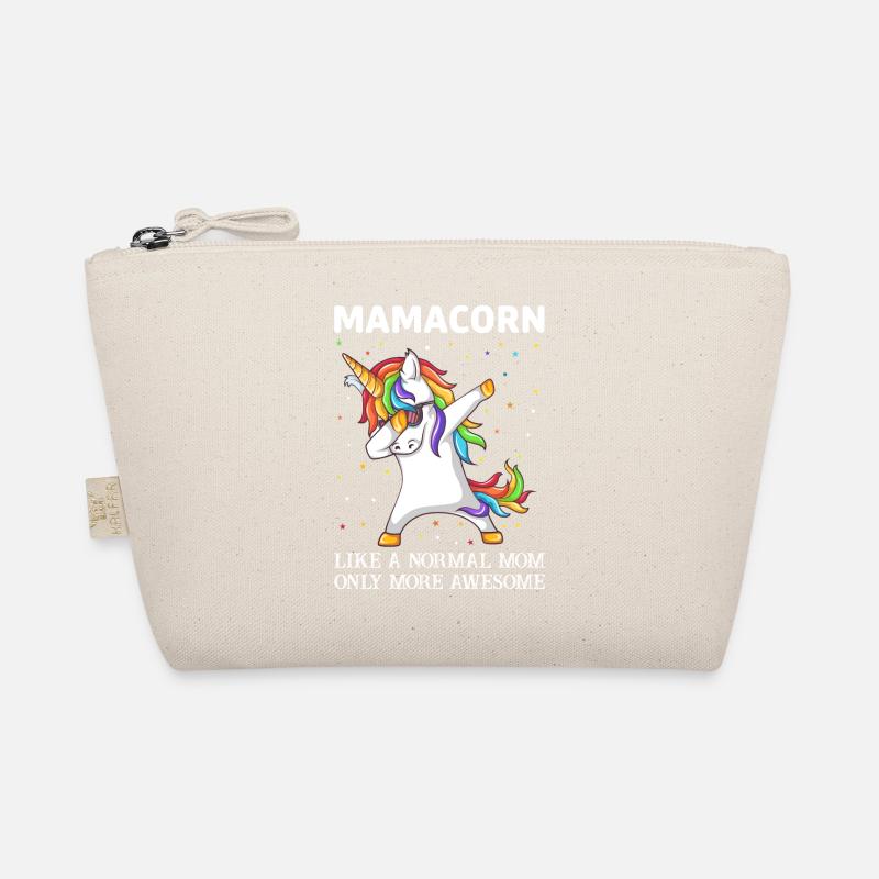 Einhorn Mama - Bio-Täschchen - Natur