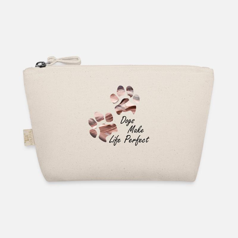 Paw prints dog paws paws dogs Organic Pouch