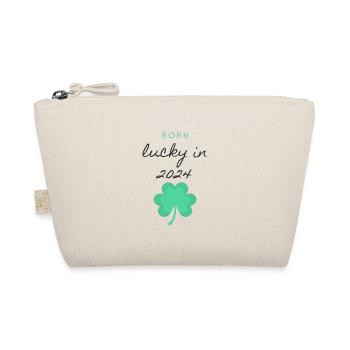 Born lucky in 2024! - Organic Pouch - nature - Front