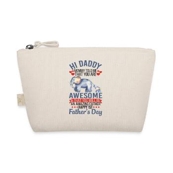 Salut papa, tu es génial, bonne fête des pères - Trousse biologique - nature - Devant