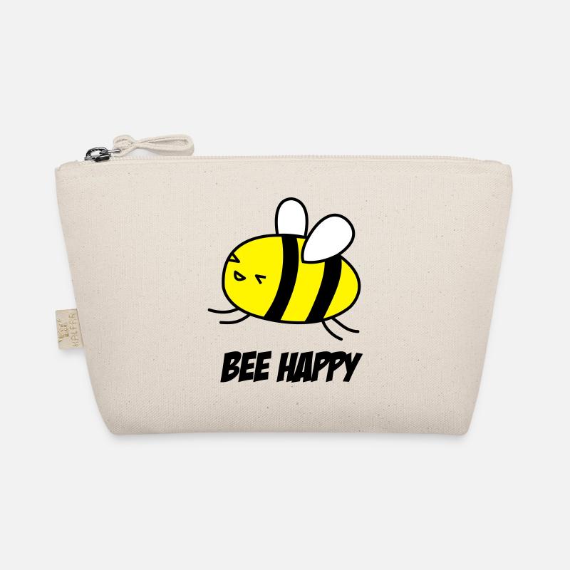 bee happy - Bio-Täschchen - Natur