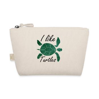 Schildkröten Schildkröte - Bio-Täschchen - Natur - Vorne