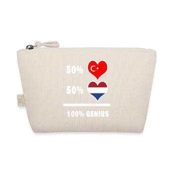 Niederlande und Türkei genial / Geschenk - Bio-Täschchen - Natur - Vorne