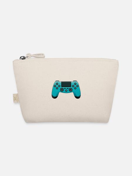Gamer Controller Gaming Gaming Play Gamepad - Organic Pouch - nature - Front