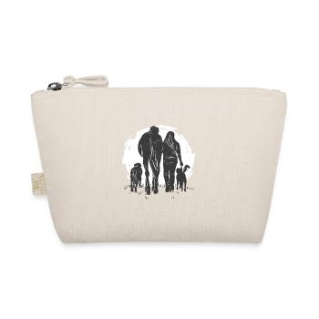 Pferd Mädchen Hund Liebe - Bio-Täschchen - Natur - Vorne